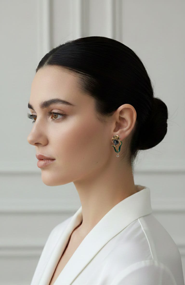 Orecchini - SSJewelry - Oro laminato di alta qualità per uso quotidiano - Gioielleria in Ticino