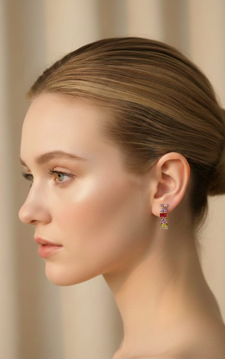 Orecchini - SSJewelry - Oro laminato di alta qualità per uso quotidiano - Gioielleria in Ticino