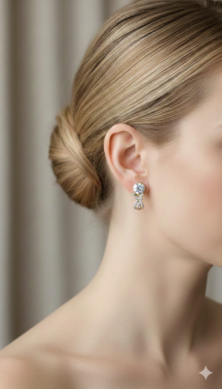 Orecchini - SSJewelry - Oro laminato di alta qualità per uso quotidiano - Gioielleria in Ticino