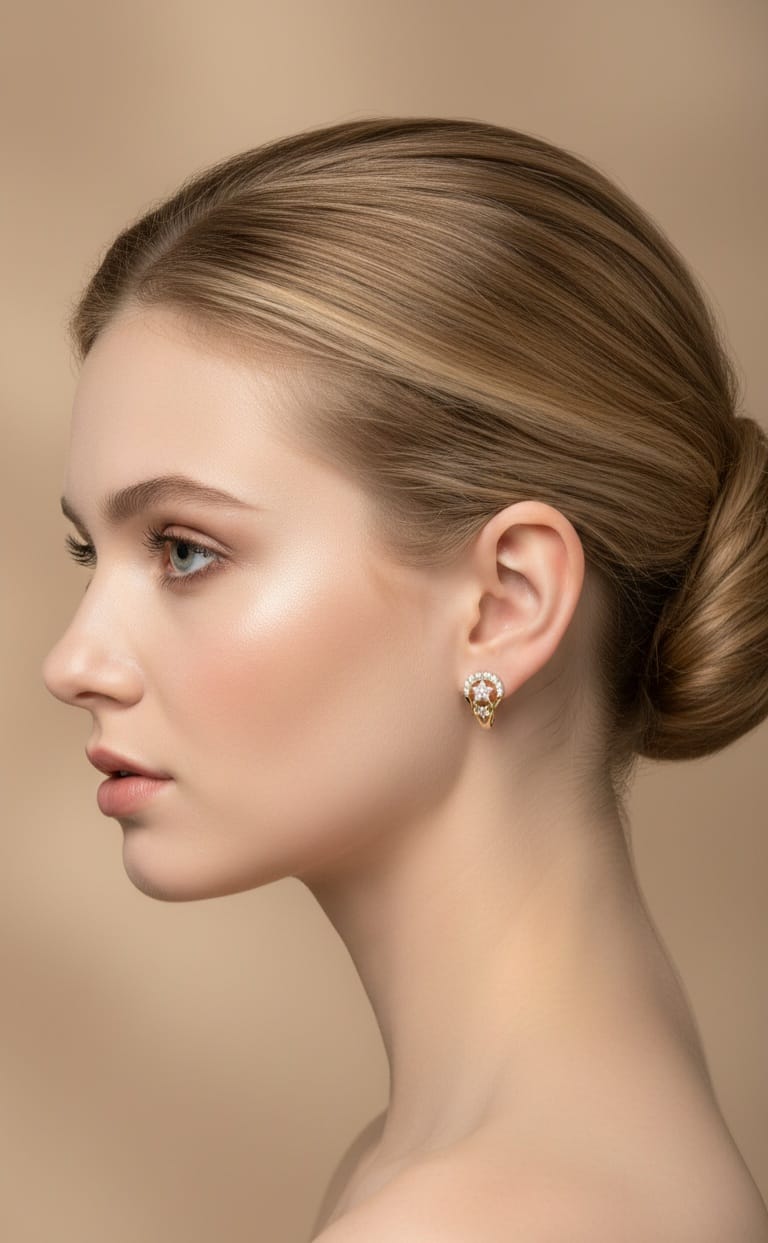 Orecchini - SSJewelry - Oro laminato di alta qualità per uso quotidiano - Gioielleria in Ticino