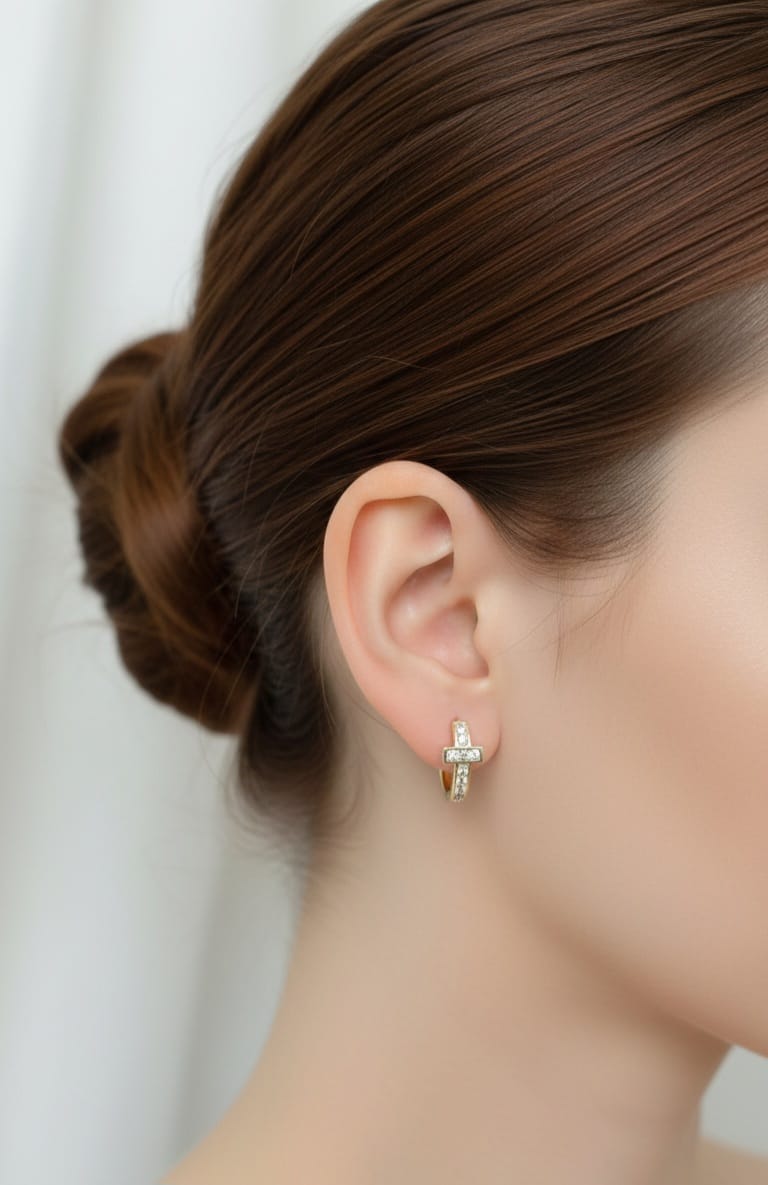 Orecchini - SSJewelry - Oro laminato di alta qualità per uso quotidiano - Gioielleria in Ticino