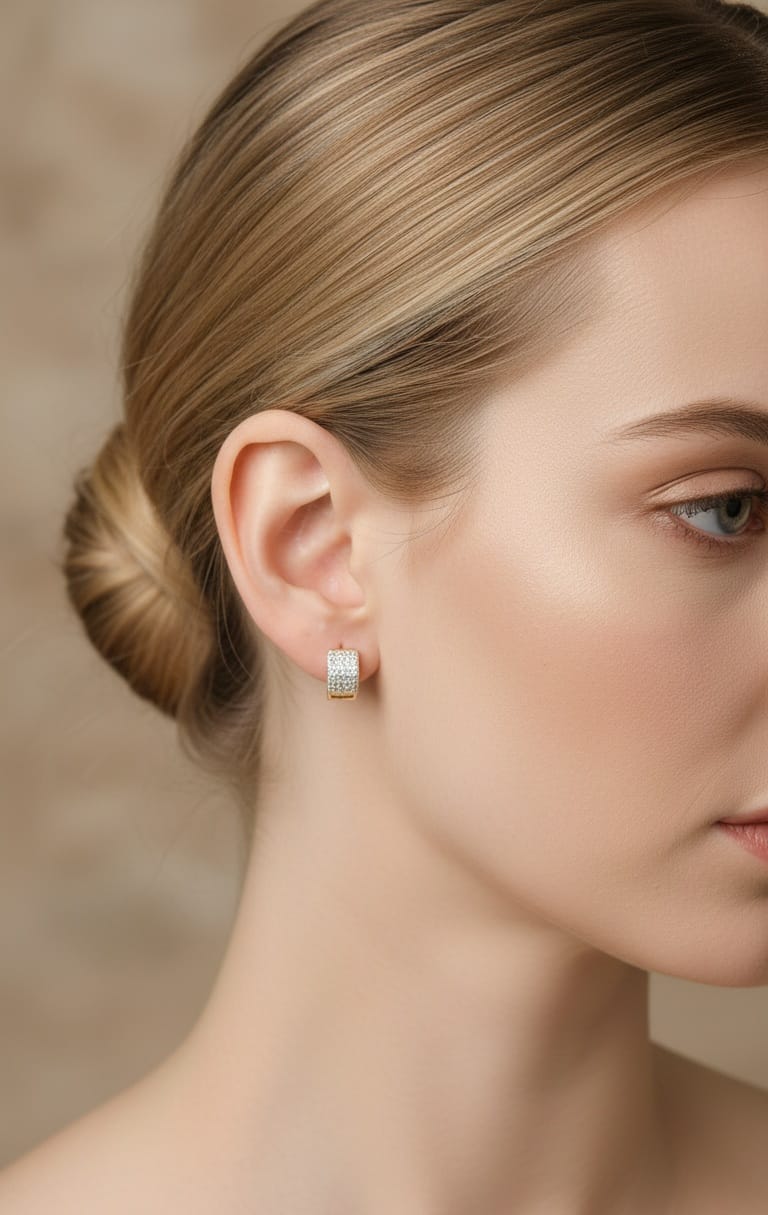 Orecchini - SSJewelry - Oro laminato di alta qualità per uso quotidiano - Gioielleria in Ticino