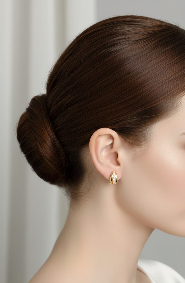 Orecchini - SSJewelry - Oro laminato di alta qualità per uso quotidiano - Gioielleria in Ticino