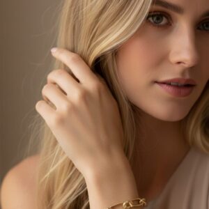 Bracciale - SSJewelry - Oro laminato di alta qualità per uso quotidiano - Gioielleria in Ticino