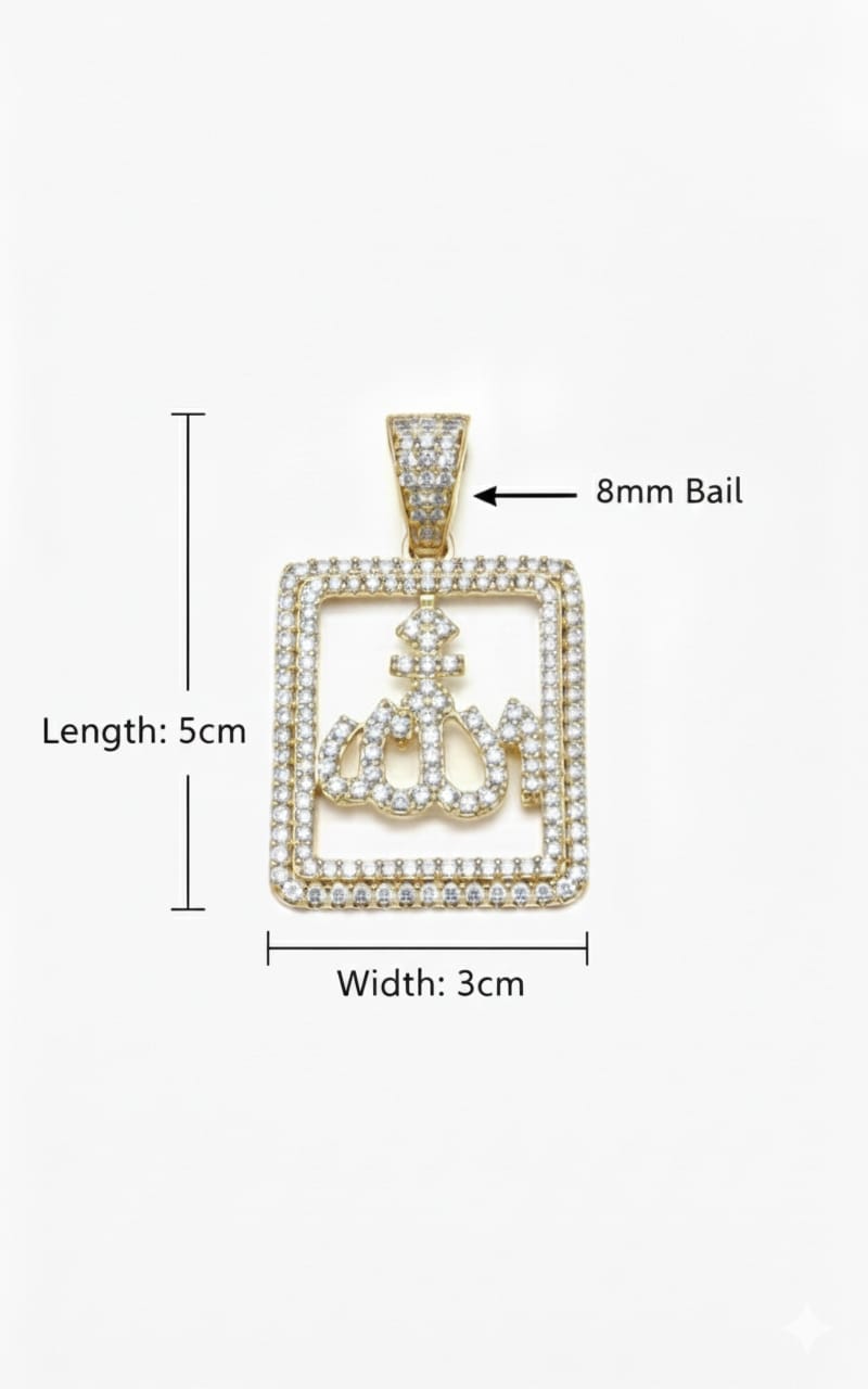 Ciondolo - SSJewelry - Oro Laminato di alta Qualità per uso quotidiano- Gioielleria in Ticino.