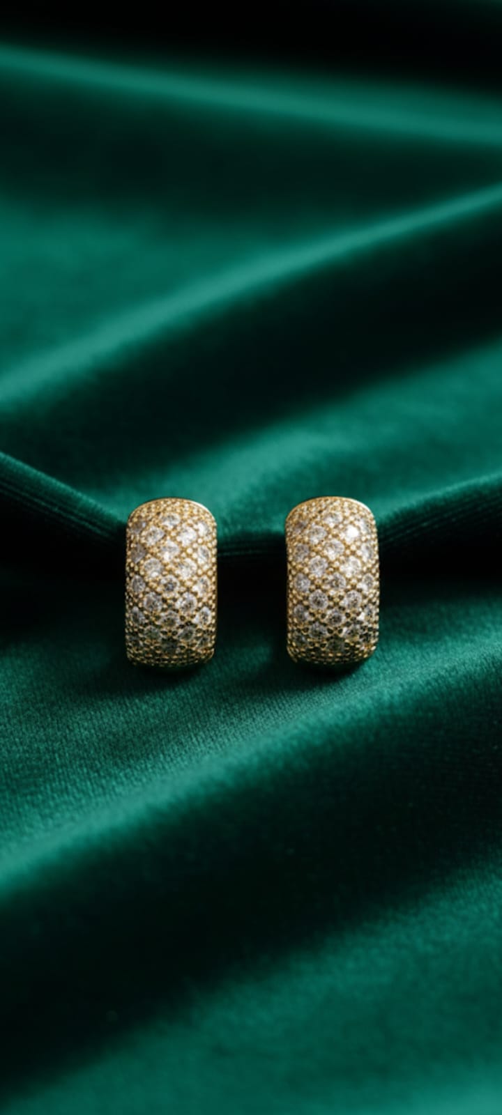 Orecchini Cerchi Bombati- SSJewelry - Oro laminato di alta qualità per uso quotidiano - Gioielleria in Ticino