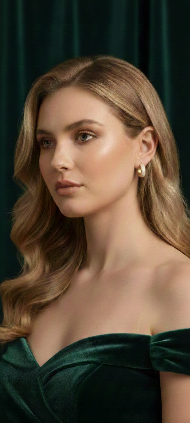 Orecchini Cerchi Bombati- SSJewelry - Oro laminato di alta qualità per uso quotidiano - Gioielleria in Ticino