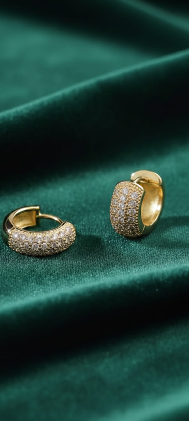 Orecchini Cerchi Bombati- SSJewelry - Oro laminato di alta qualità per uso quotidiano - Gioielleria in Ticino