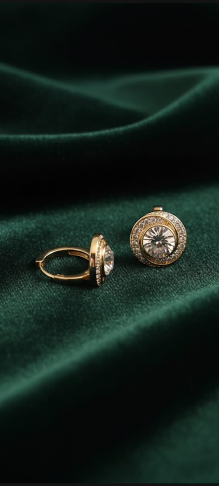 Orecchini Lobo Halo- SSJewelry - Oro laminato di alta qualità per uso quotidiano - Gioielleria in Ticino