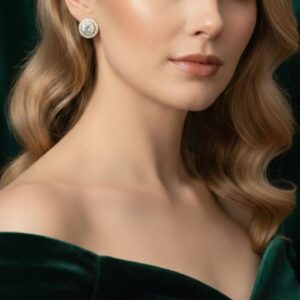 Orecchini Lobo Halo- SSJewelry - Oro laminato di alta qualità per uso quotidiano - Gioielleria in Ticino