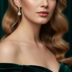 Orecchini Crystal Heart- SSJewelry - Oro laminato di alta qualità per uso quotidiano - Gioielleria in Ticino