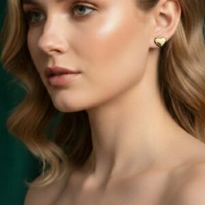 Orecchini Sweet Heart- SSJewelry - Oro laminato di alta qualità per uso quotidiano - Gioielleria in Ticino