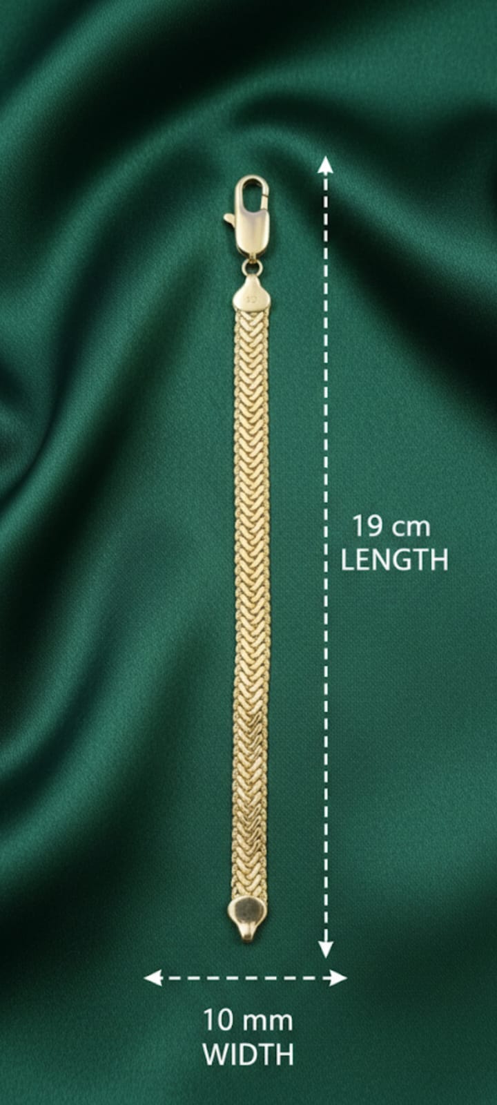 Collana Set Herringbone Royale- SSJewelry - Oro laminato di alta qualità per uso quotidiano - Gioielleria in Ticino