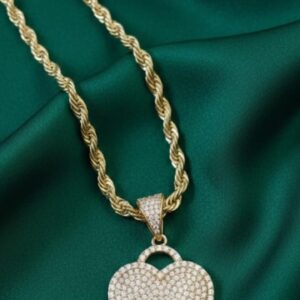 Ciondolo Eterno Amore- SSJewelry - Oro Laminato di alta Qualità per uso quotidiano- Gioielleria in Ticino.