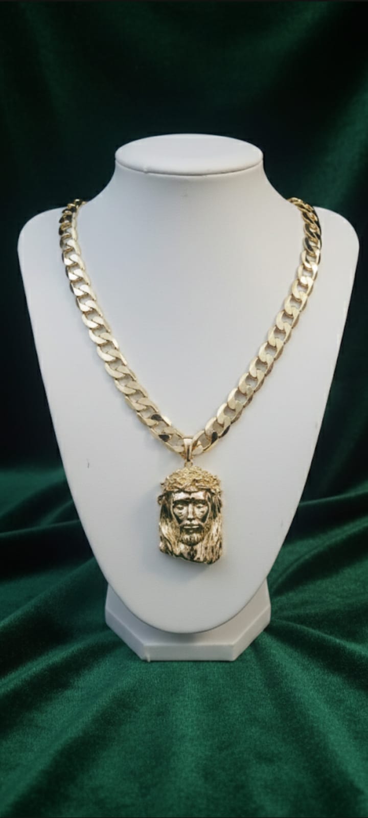 Collana Cuban Link Big- SSJewelry - Oro laminato di alta qualità per uso quotidiano - Gioielleria in Ticino