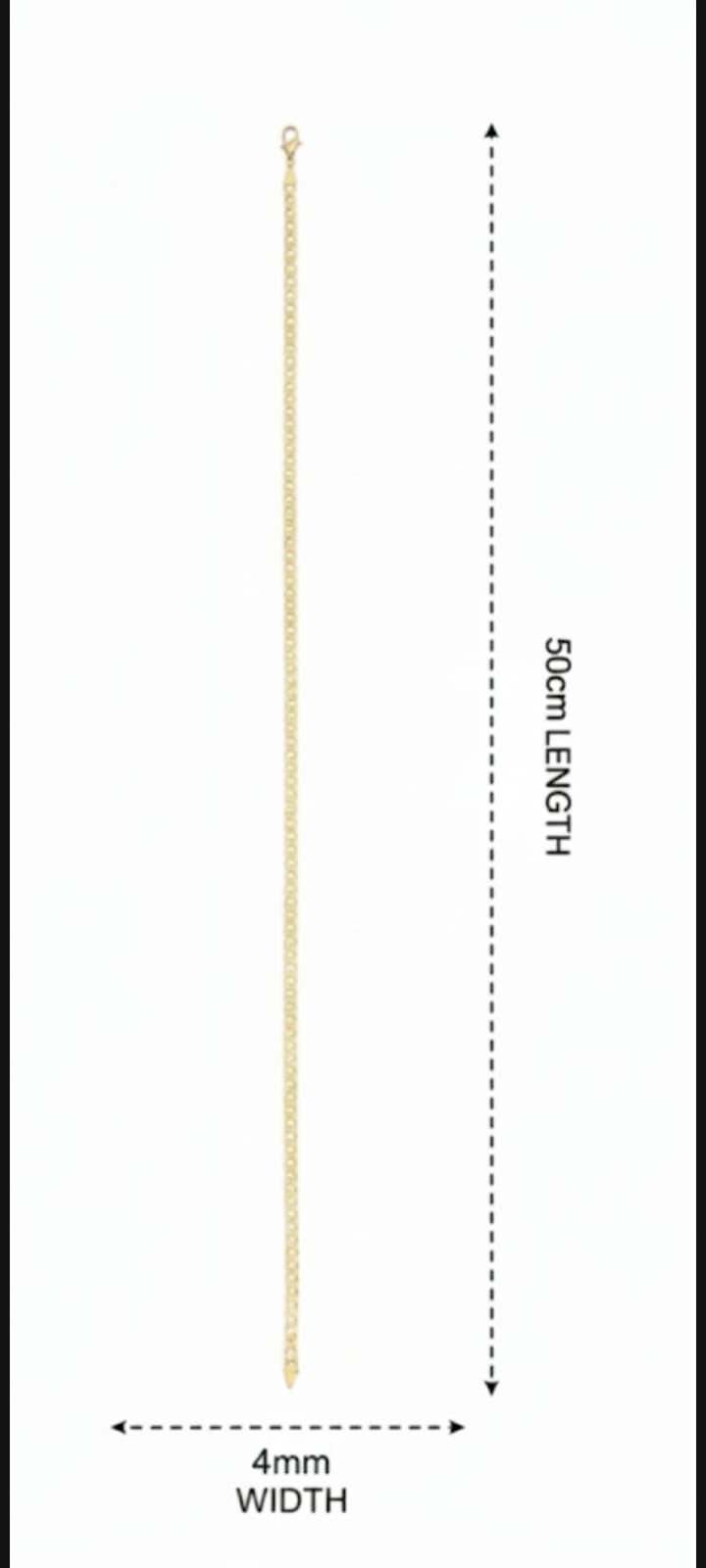 Collana Cuban Link Sottile- SSJewelry - Oro laminato di alta qualità per uso quotidiano - Gioielleria in Ticino