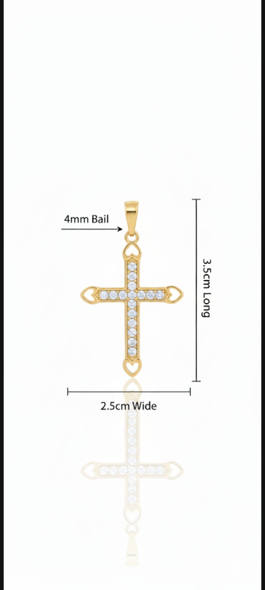 Ciondolo Cuori Sacri- SSJewelry - Oro Laminato di alta Qualità per uso quotidiano- Gioielleria in Ticino.