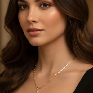 Collana Essenza Dorata- SSJewelry - Oro laminato di alta qualità per uso quotidiano - Gioielleria in Ticino