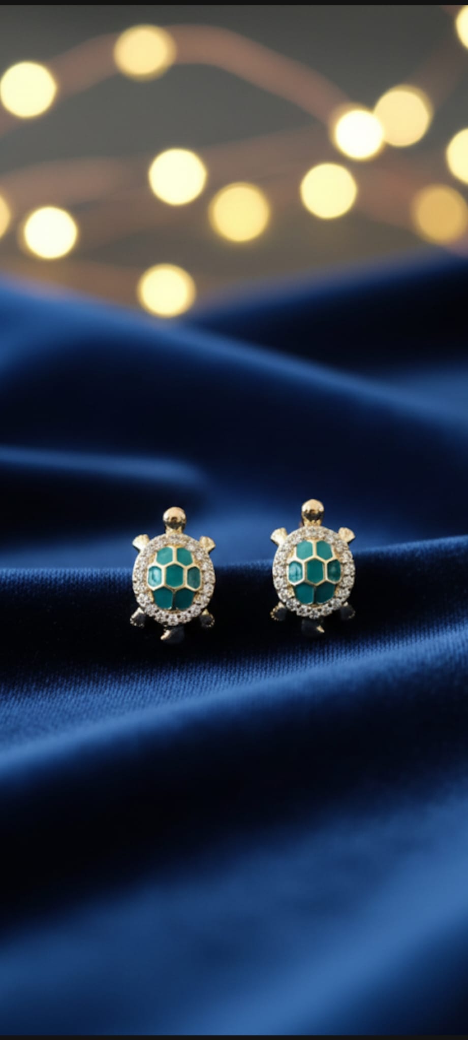 Orecchini Tartaruga Marina- SSJewelry - Oro laminato di alta qualità per uso quotidiano - Gioielleria in Ticino