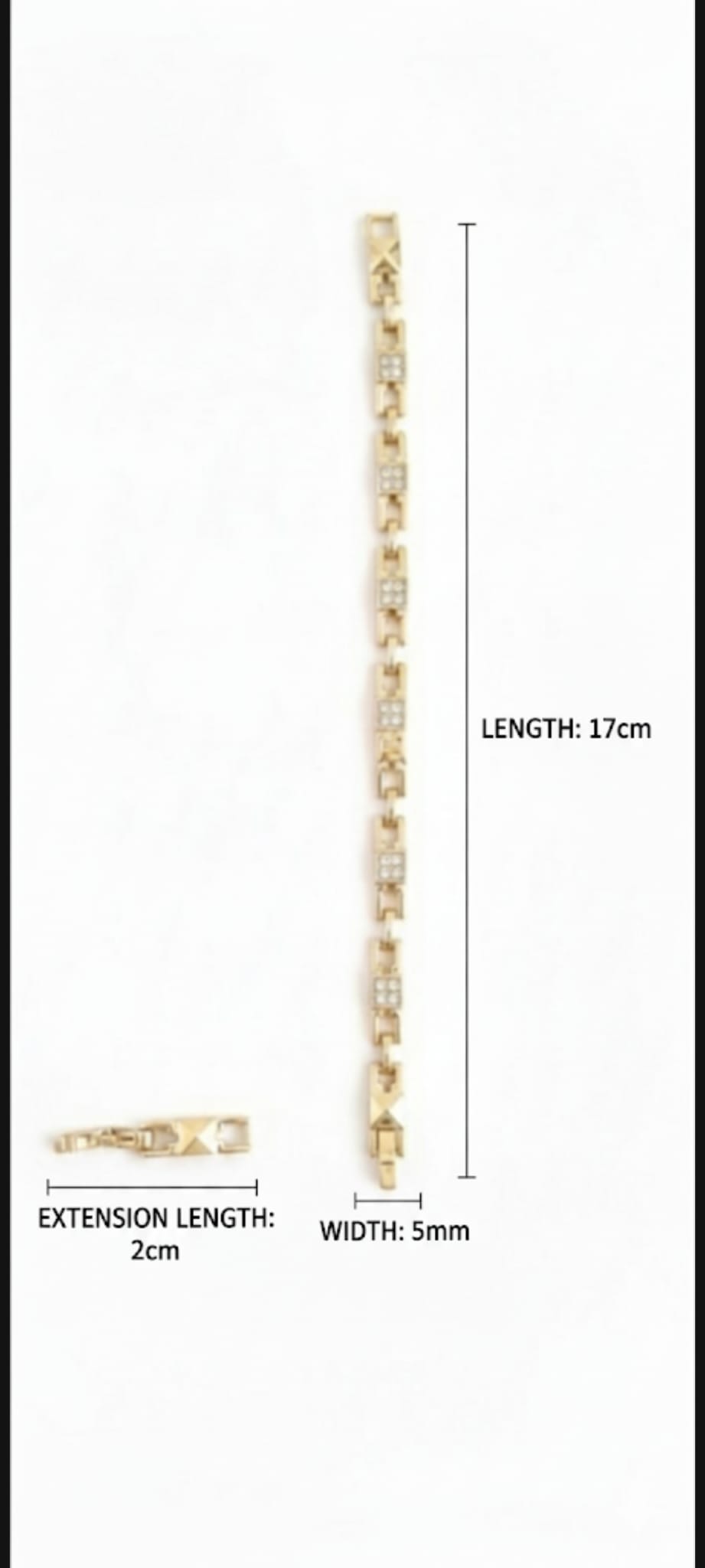 Bracciale Geometric Luxe- SSJewelry - Oro laminato di alta qualità per uso quotidiano - Gioielleria in Ticino