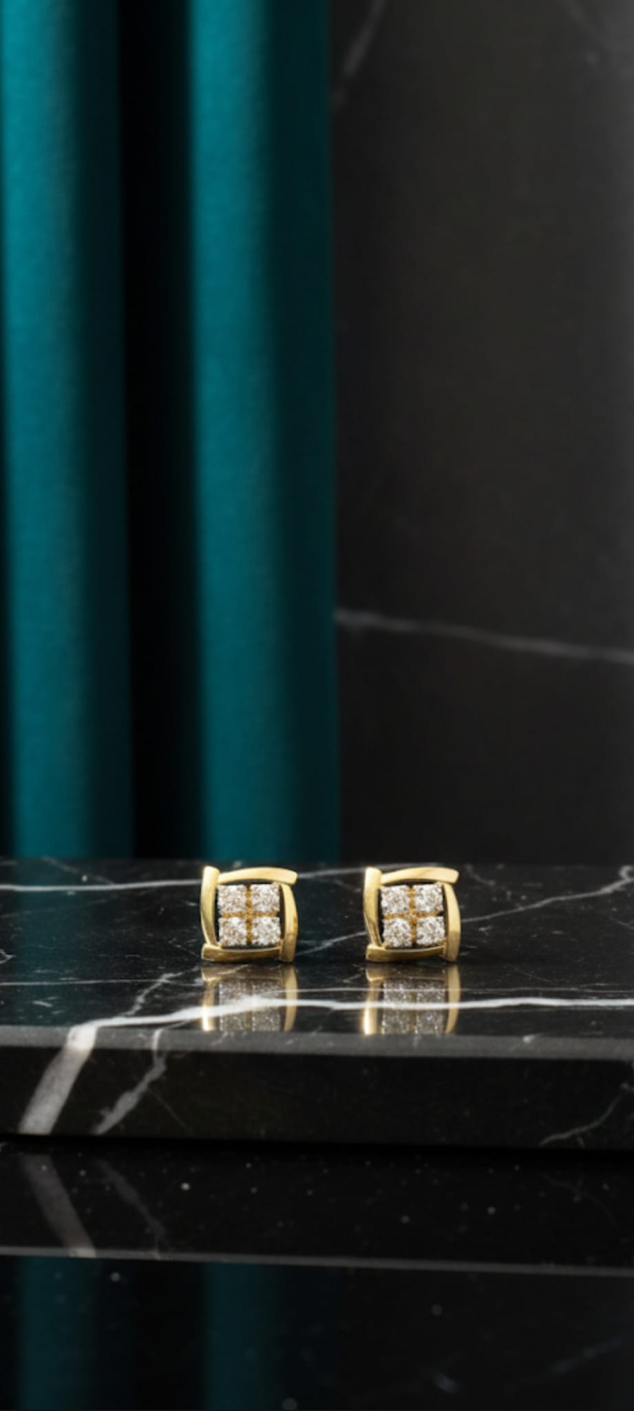 Orecchini Quadrifoglio di Luce- SSJewelry - Oro laminato di alta qualità per uso quotidiano - Gioielleria in Ticino