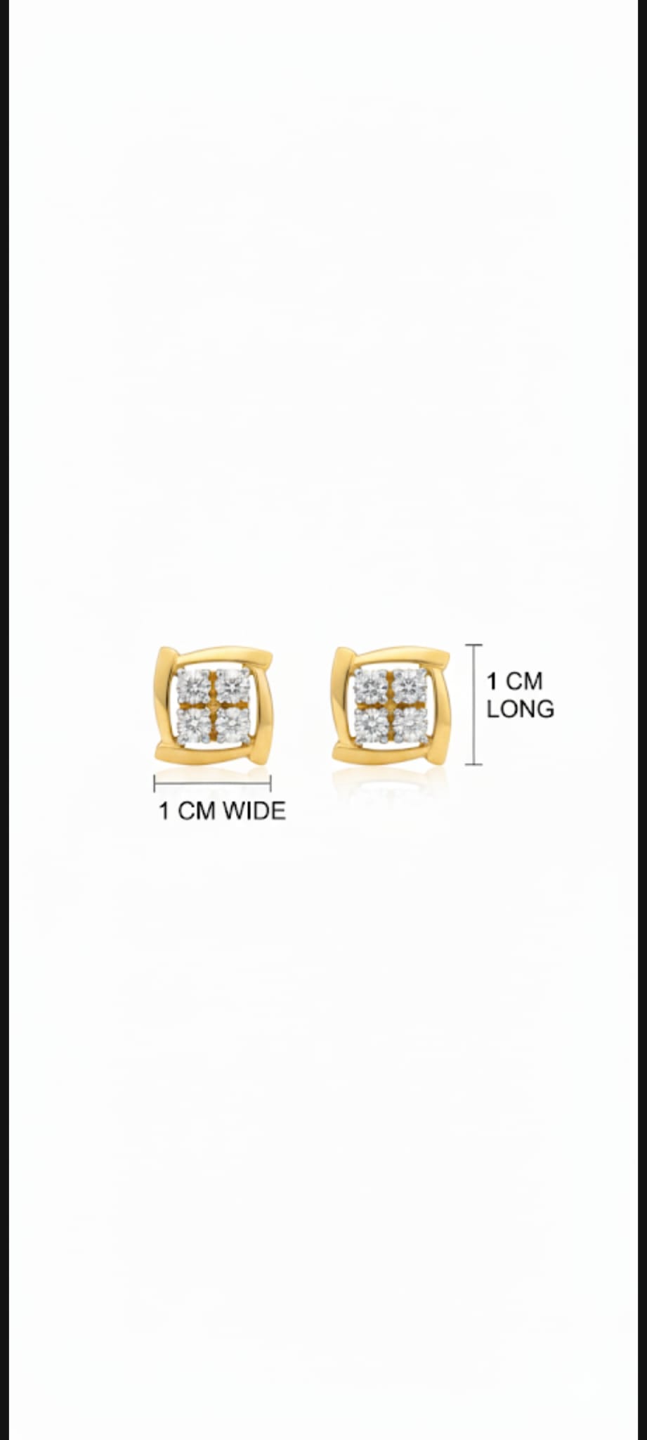Orecchini Quadrifoglio di Luce- SSJewelry - Oro laminato di alta qualità per uso quotidiano - Gioielleria in Ticino