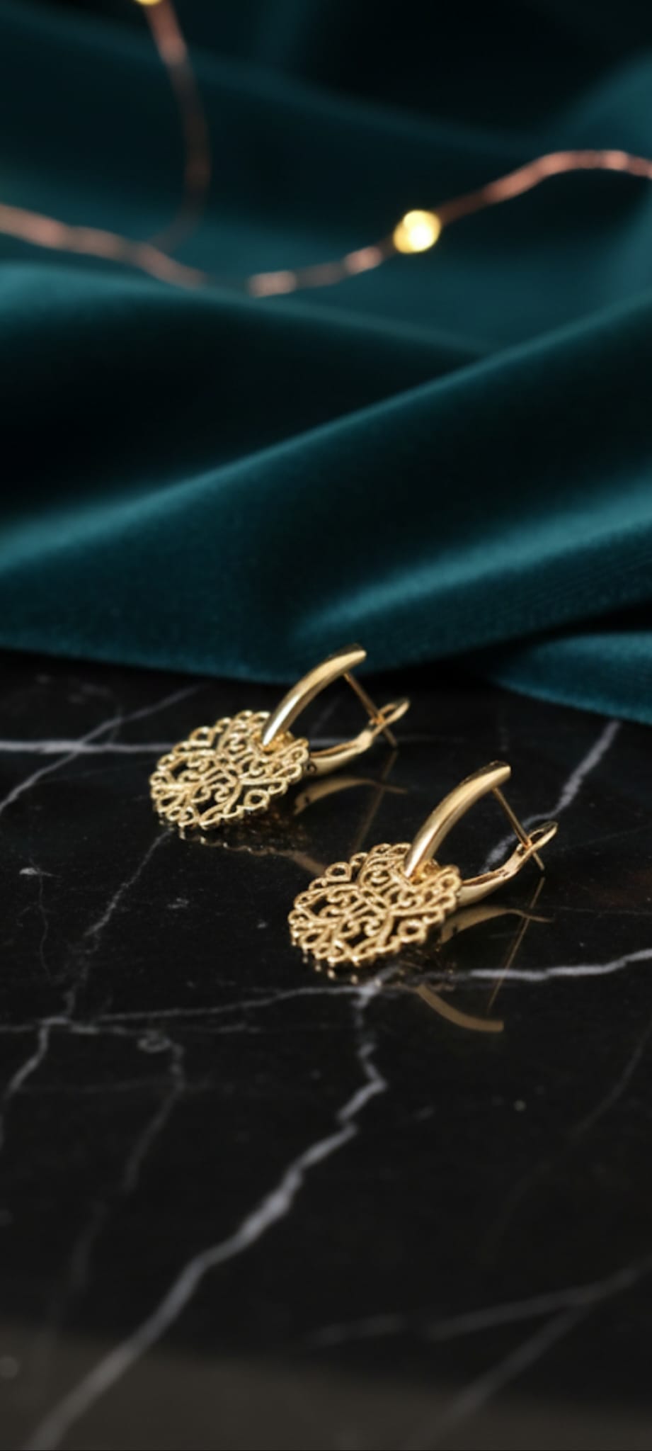 Orecchini Mandala Incantato- SSJewelry - Oro laminato di alta qualità per uso quotidiano - Gioielleria in Ticino