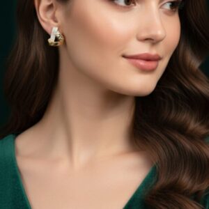 Orecchini Triangolo d´Oro- SSJewelry - Oro laminato di alta qualità per uso quotidiano - Gioielleria in Ticino