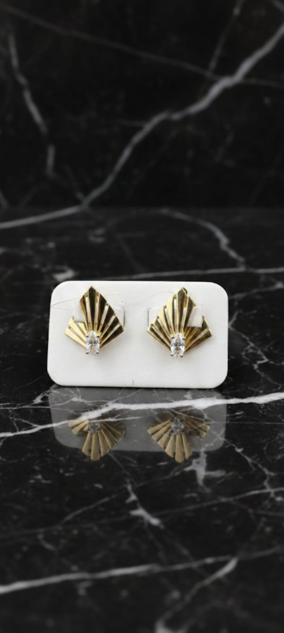 Orecchini Venataglio Reale- SSJewelry - Oro laminato di alta qualità per uso quotidiano - Gioielleria in Ticino