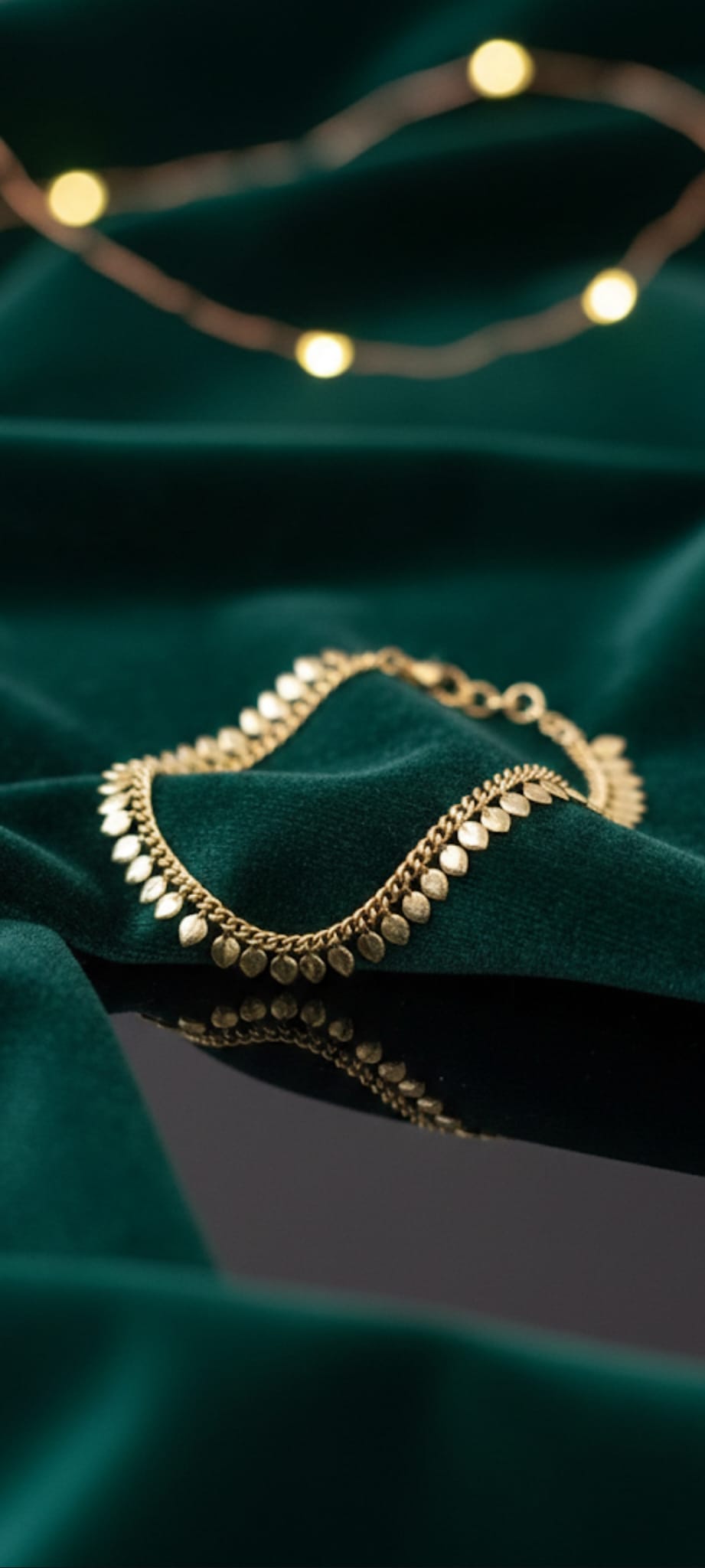 Bracciale Fogliame Dorato- SSJewelry - Oro laminato di alta qualità per uso quotidiano - Gioielleria in Ticino