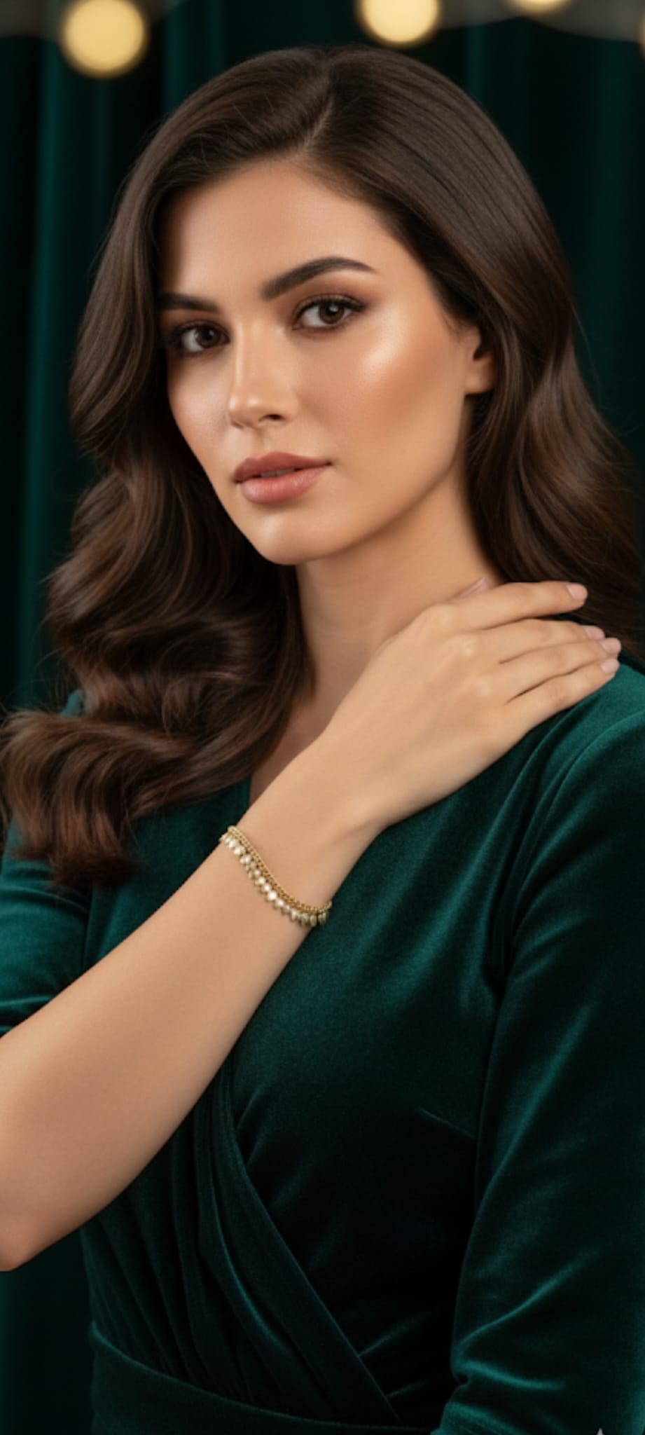 Bracciale Fogliame Dorato- SSJewelry - Oro laminato di alta qualità per uso quotidiano - Gioielleria in Ticino