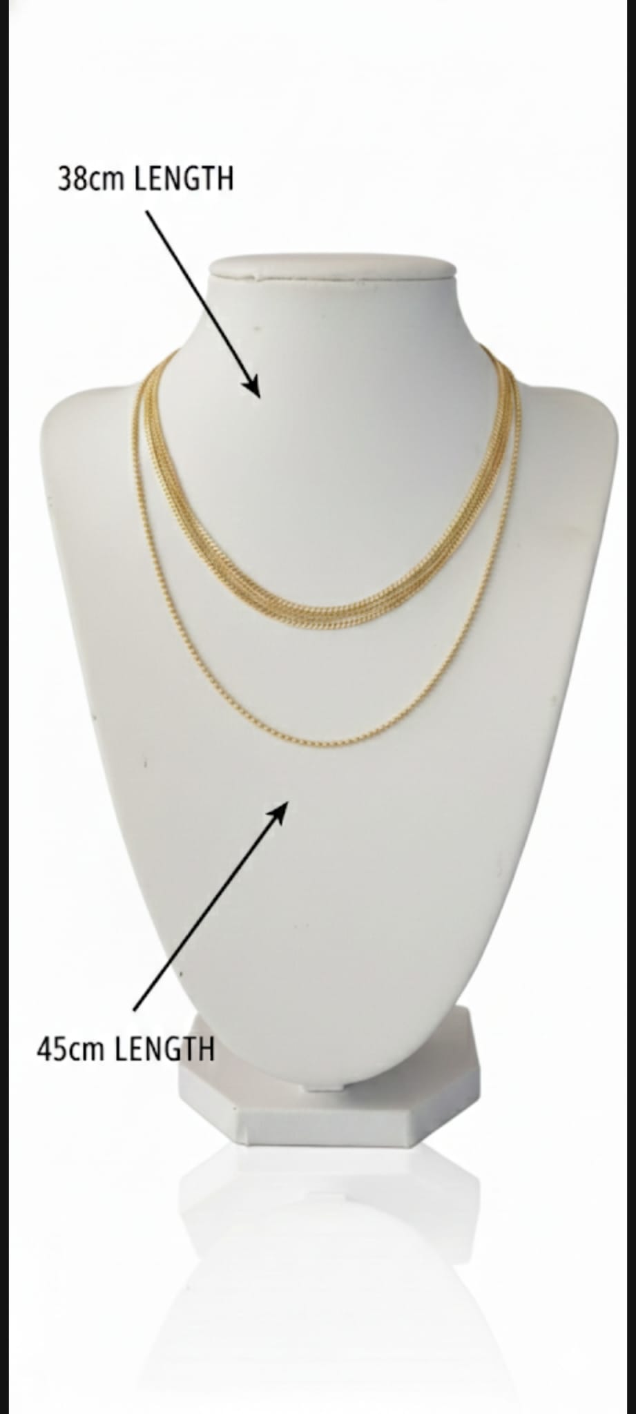 Collana Doppio Filo- SSJewelry - Oro laminato di alta qualità per uso quotidiano - Gioielleria in Ticino