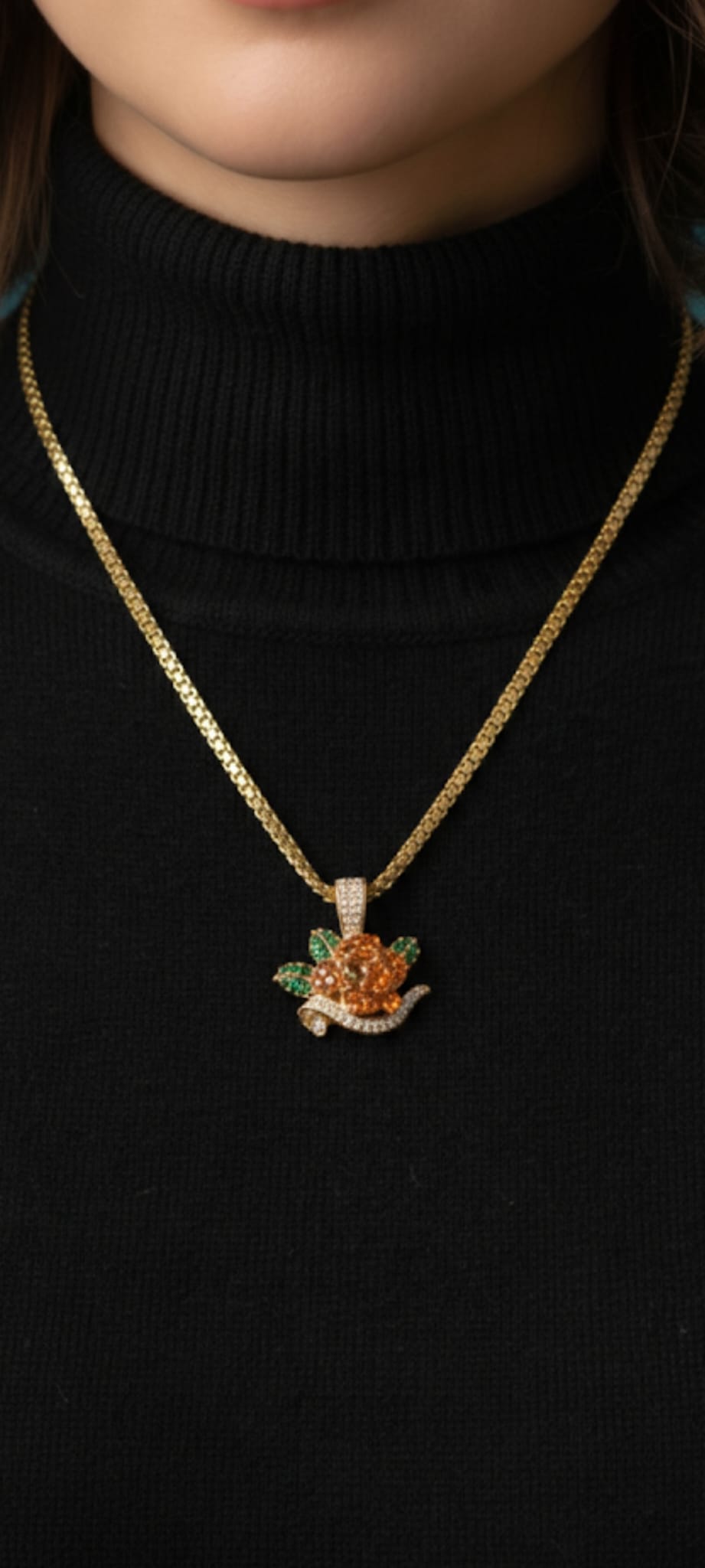 Collana Trama Reale- SSJewelry - Oro laminato di alta qualità per uso quotidiano - Gioielleria in Ticino
