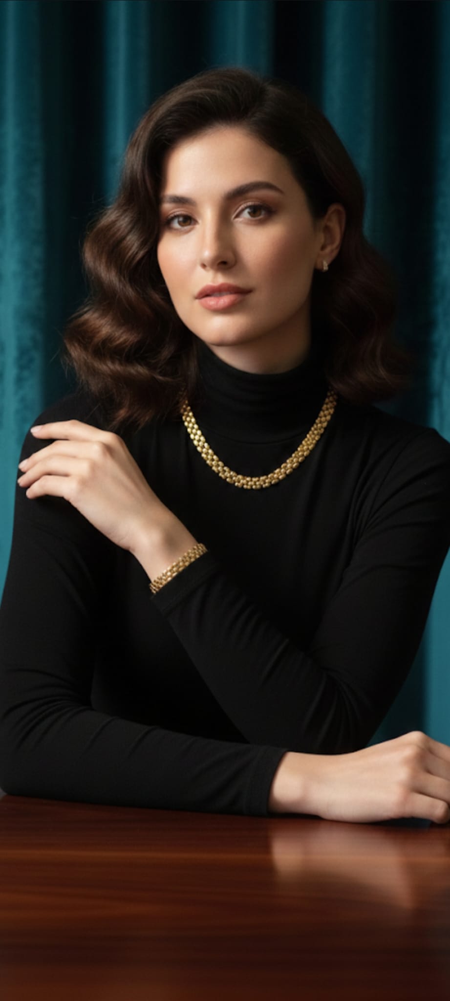 Set Maglia Incrociata- SSJewelry - Oro laminato di alta qualità per uso quotidiano - Gioielleria in Ticino